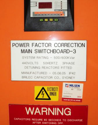 Westfield Power Factor Correction (PFC) Installations